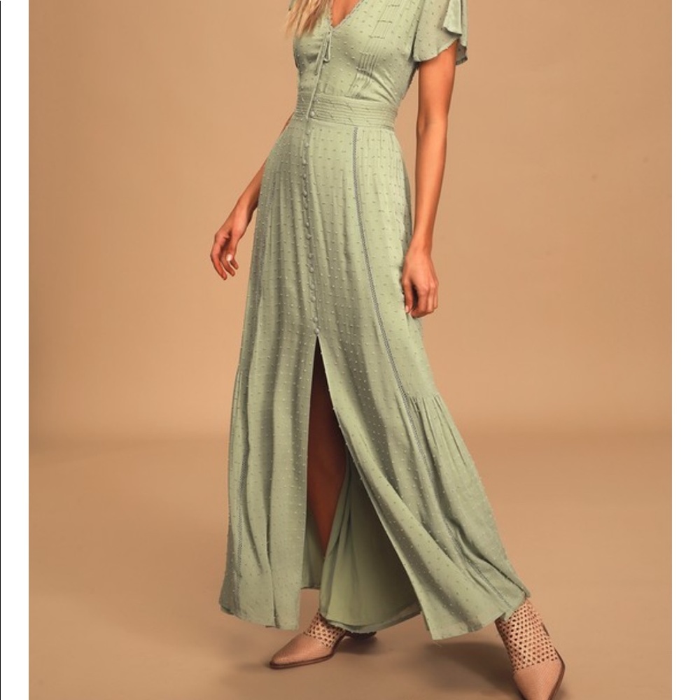 Sage Green Lulu’s Dress